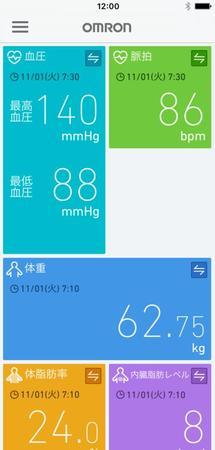オムロンヘルスケア モバイルヘルスケアをサポートする健康管理アプリ「OMRON connect」(オムロンコネクト)－11月1日提供開始－