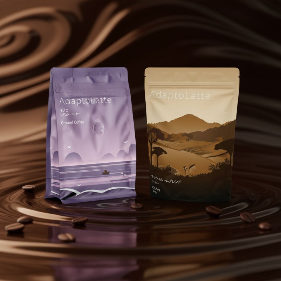 NEWS】アダプトラテより2つの新しいマッシュルームコーヒーの